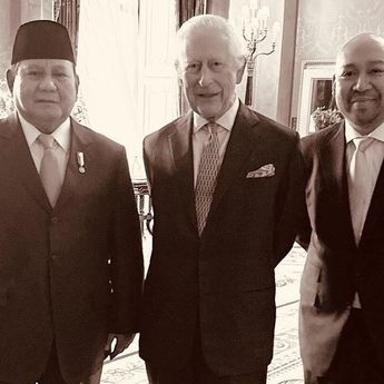 Warganet Bangga Lihat Postingan Prabowo Foto Bareng Raja Charles di Istana Buckingham