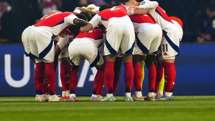 Arsenal angkat koper dari Liga Champions 2024/2025.