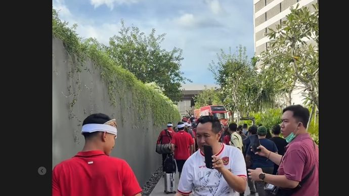 Timnas Indonesia tinggalkan hotel di Bali, bersiap menuju Jakarta.