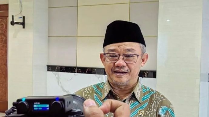 Menteri Pendidikan Dasar dan Menengah (Mendikdasmen) Abdul Mu'ti sesuai menjadi pembicara di Universitas Pamulang Tangerang Selatan, Jumat 15 November 2024.