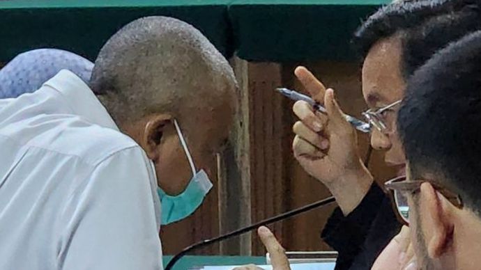 Kaprodi UNDIP saat sidang dakwaan
