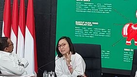 Ketua Umum Imlek Nasional 2026 Irene Umar memperkenalkan logo Harmoni Imlek Nusantara 2026 yang merepresentasikan identitas Indonesia serta akulturasi budaya Tionghoa dengan kearifan lokal.