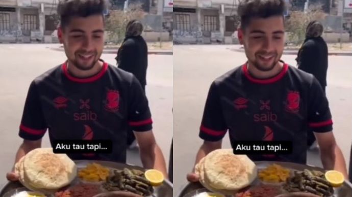 Viral Jurnalis Minta Minum Malah Disuguhi Makanan Besar oleh Warga Palestina