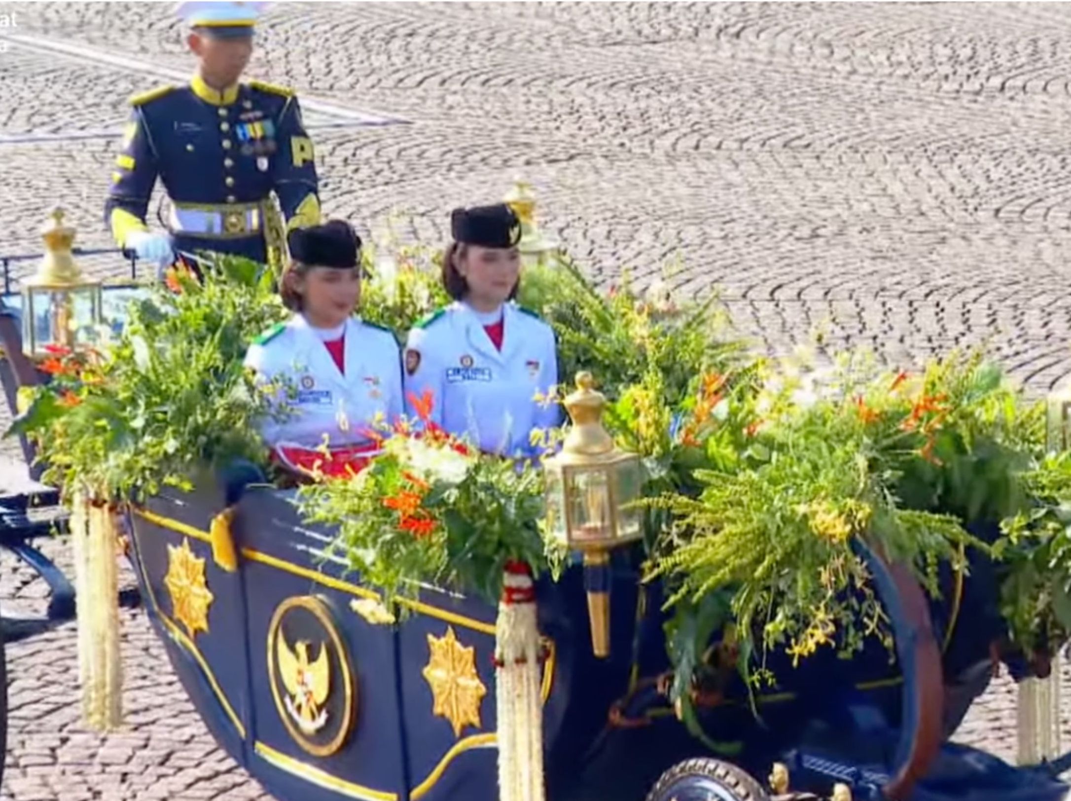 Kirab bendera pusaka HUT ke-80 RI <b>(Istimewa)</b>