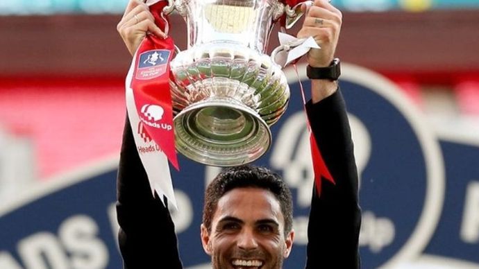 Manajer Arsenal, Mikel Arteta