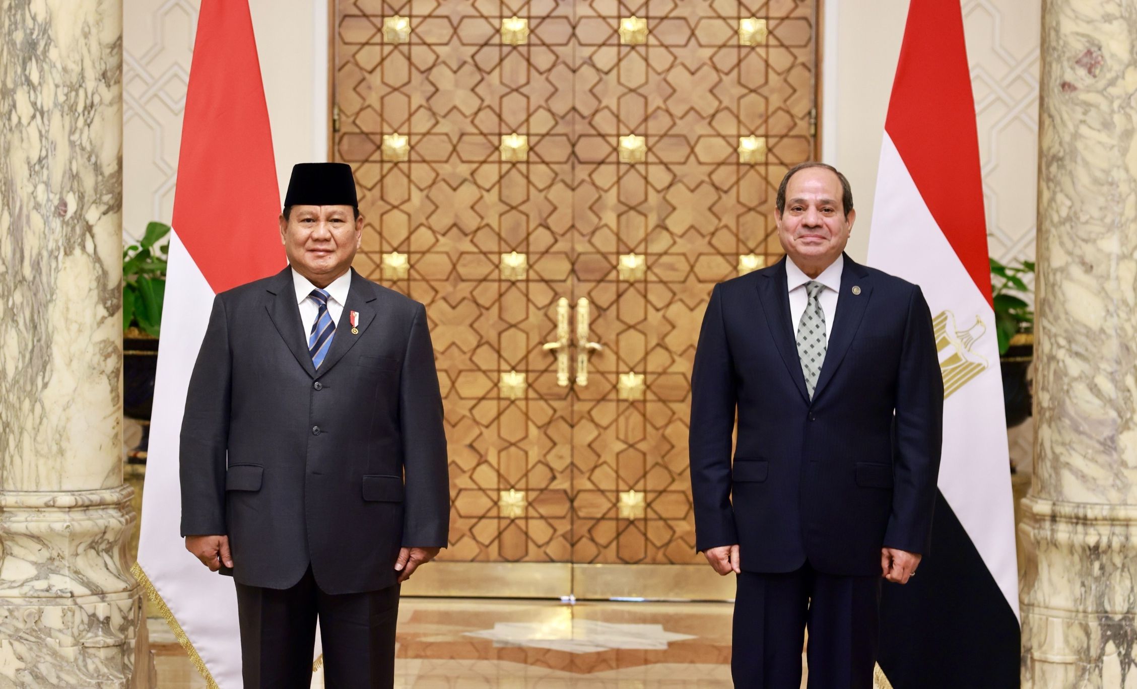 Prabowo Subianto Bertemu Presiden Mesir <b>(Dok. NTVNews.id)</b>