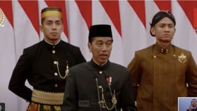 Presiden Joko Widodo menyampaikan Pidato Kenegaraan pada Sidang Tahunan MPR RI dan SidangBersama DPR RI – DPD RI dan Sidang Paripurna DPD RI 