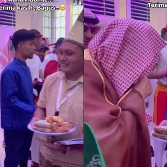 Viral Syekh Sudais Imam Masjidil Haram Cari Merek Mi Instan dari Indonesia Saat Kunjungi Stand Mahasiswa