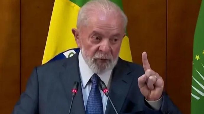 Presiden Brasil Luiz Inacio Lula da Silva 