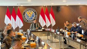 Menteri Koordinator Bidang Infrastruktur dan Kewilayahan Agus Harimurti Yudhoyono (AHY) memimpin Rapat Koordinasi bersama lima kementerian/lembaga untuk memantau dan mengevaluasi progres serta capaian isu strategis bidang infrastruktur dan pembanguna