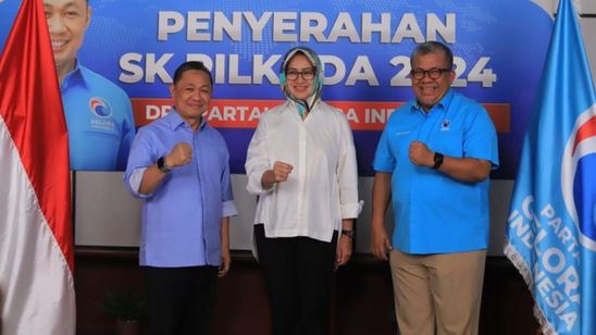 Partai Gelora Kini Resmi Dukung Airin di Pilkada Banten