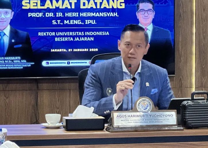 Menteri Koordinator Bidang Infrastruktur dan Pembangunan Kewilayahan Agus Harimurti Yudhoyono (AHY) <b>(Isti)</b>