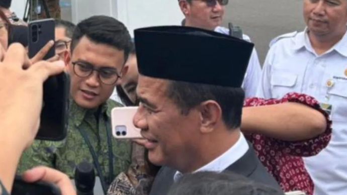 Menteri Pertanian (Mentan) Andi Amran Sulaiman ditemui di Kompleks Istana Kepresidenan Jakarta, Rabu (28/1/2026)