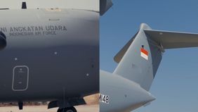 Pesawat angkut militer jumbo Airbus A400M milik Indonesia menjalani uji terbang perdana di fasilitas perakitan Airbus yang berlokasi di Seville, Spanyol. Dalam kesempatan itu, pesawat tampak melakukan manuver di udara dengan mulus.