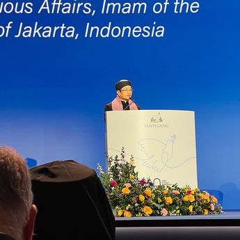 Pidato di Italia, Gagasan Diplomasi Agama Menag Nasaruddin Didukung Pemimpin Agama Dunia