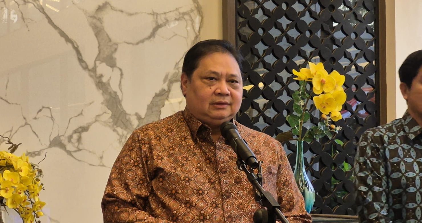 Menteri Koordinator Bidang Perekonomian Airlangga Hartarto <b>(Ntvnews.id-Muslimin Trisyuliono)</b>