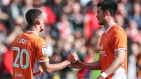 Elkan Baggott menyampaikan ucapan perpisahan dengan Blakcpool melalui akun Instagram-nya. 