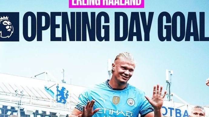 Erling Haaland kembali mencetak gol pembuka Manchester City di ajang Liga Inggris 2024/2025.