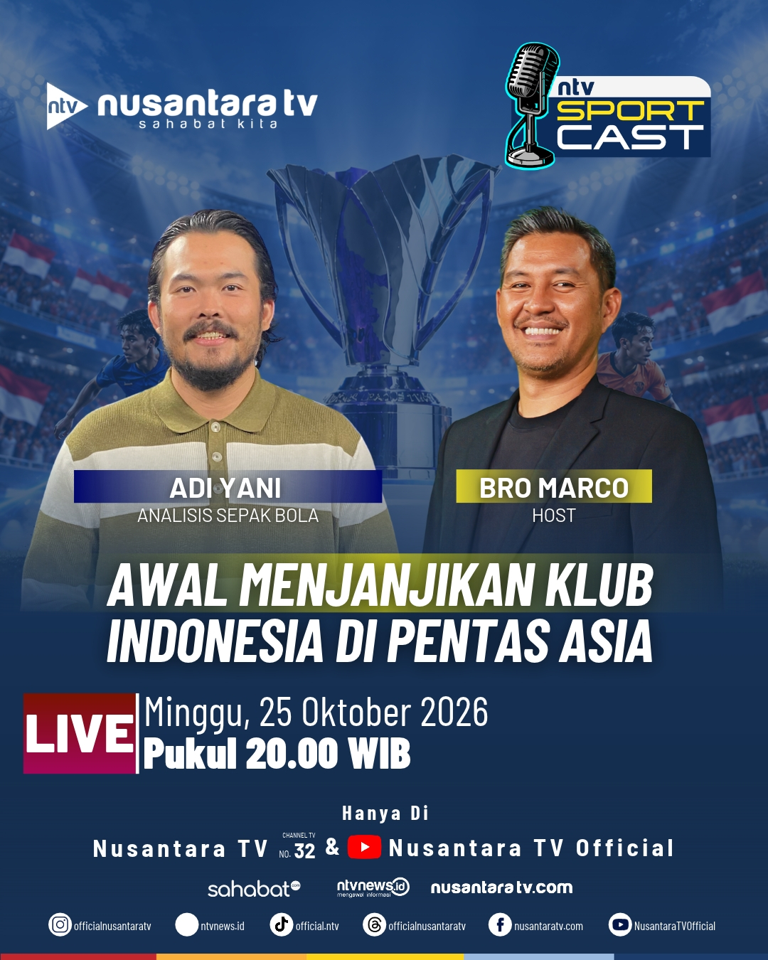 NTV SPORTCAST E-Flyer